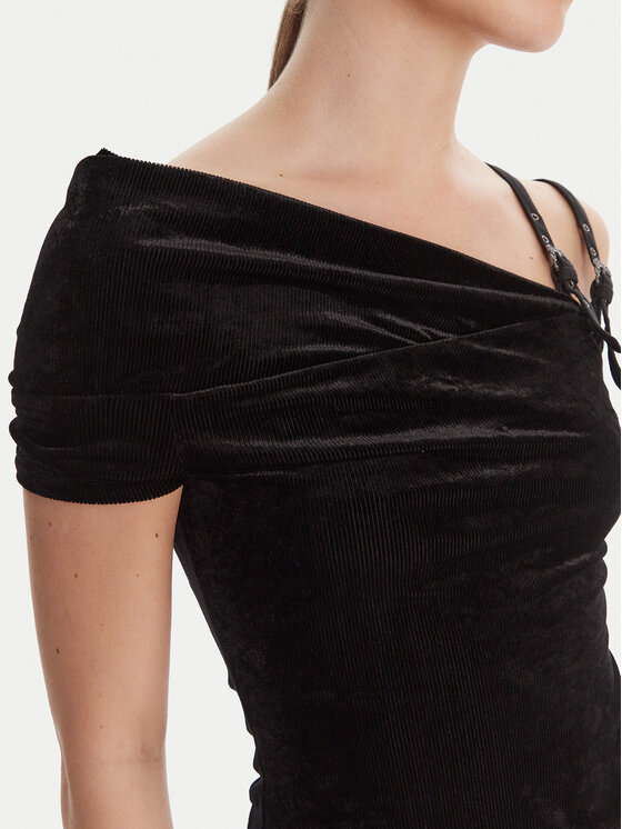 Versace Jeans Couture Versace Jeans Couture Bluză 79HAM616 J0237 Negru Slim Fit