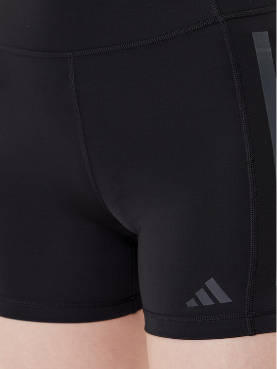 adidas adidas Sportske kratke hlače Optime 3-Stripes JG6144 Crna Slim Fit