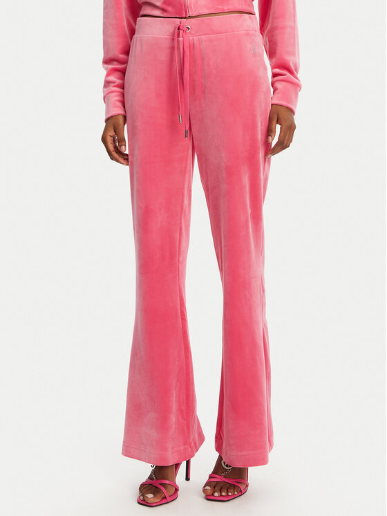 Juicy Couture Juicy Couture Teplákové kalhoty Christine JCWBJ125304 Růžová Flared Leg