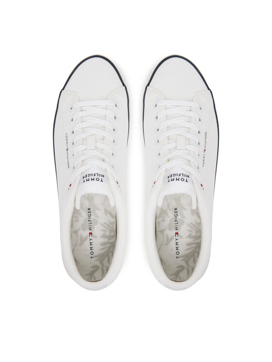 Tommy Hilfiger Tommy Hilfiger Tenisówki Hi Vulc Core Low Ii Mesh FM0FM05513 Biały