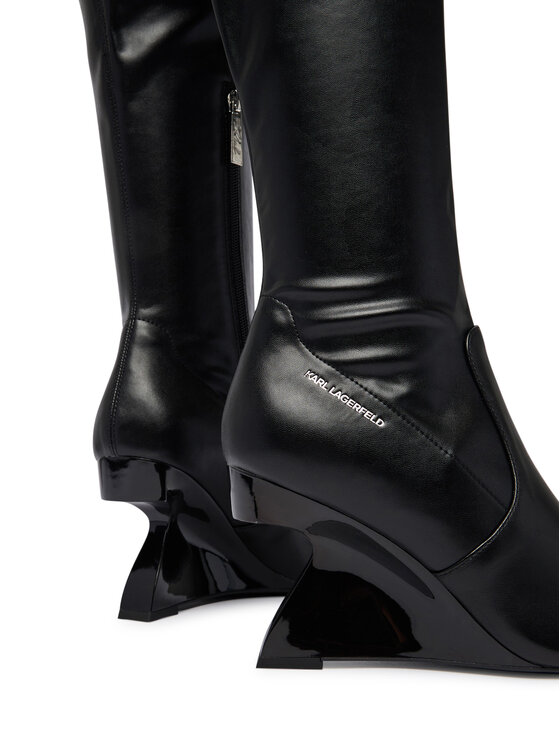 KARL LAGERFELD KARL LAGERFELD Ботуши Waverly KL34690 Черен