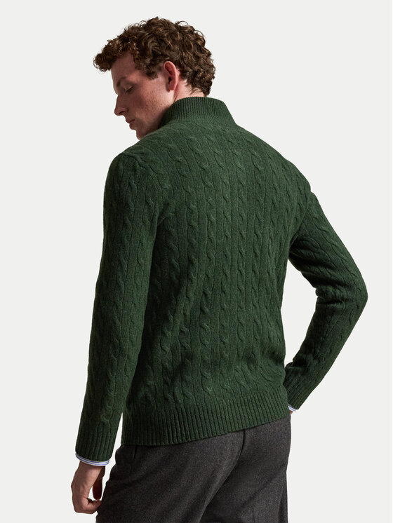 Polo Ralph Lauren Polo Ralph Lauren Svetr 710876766502 Tmavě zelená Regular Fit