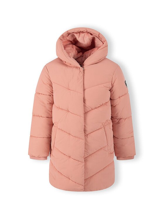 minoti minoti Kurtka zimowa 32COAT166 Różowy Longline Fit