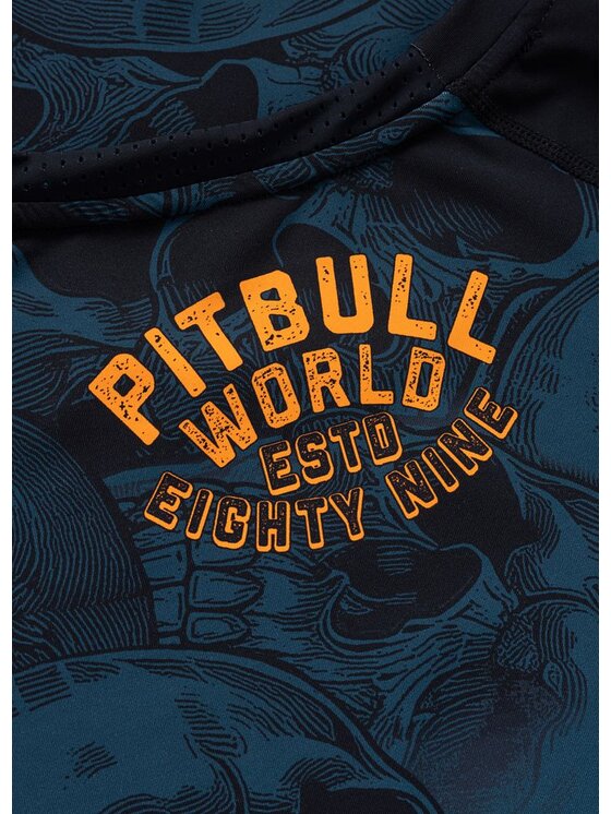 PITBULL PITBULL Koszulka techniczna GUARDIAN ANGEL Czarny Regular Fit