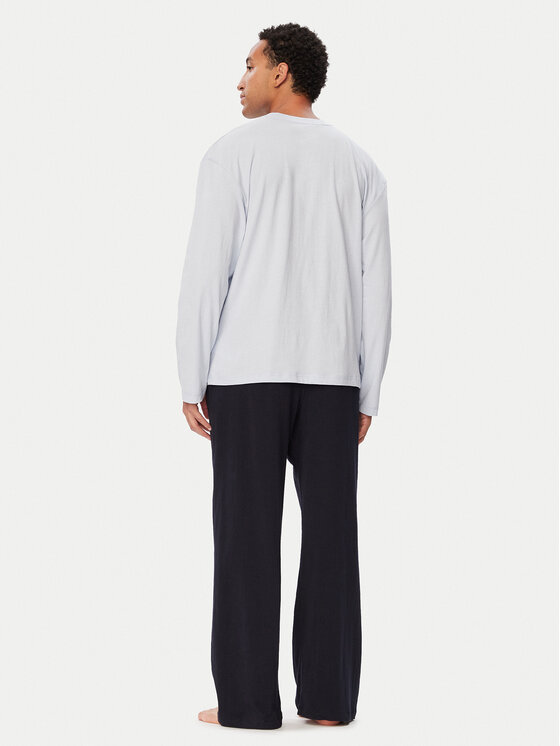 Tommy Hilfiger Tommy Hilfiger Πιτζάμα UM0UM03602 Ανοιχτό μπλε Relaxed Fit