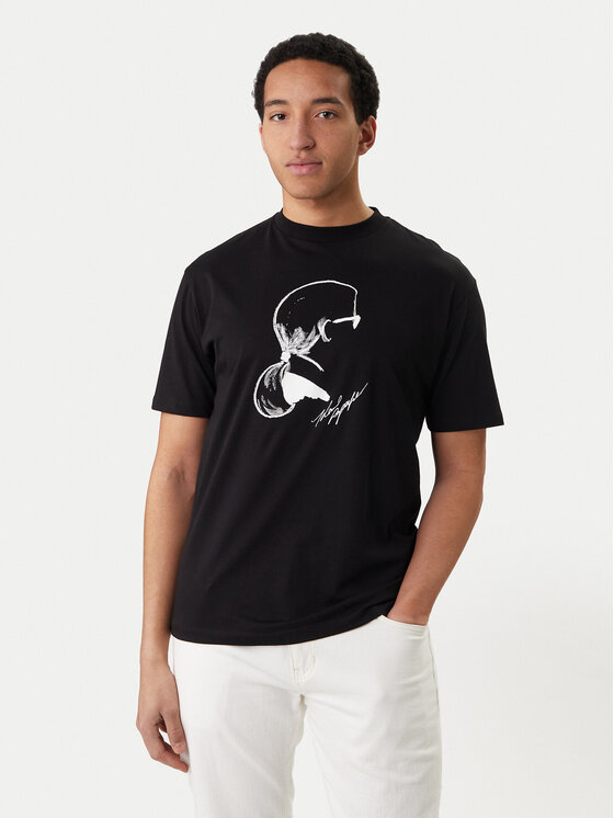 KARL LAGERFELD KARL LAGERFELD Majica 755146 562224 Črna Loose Fit