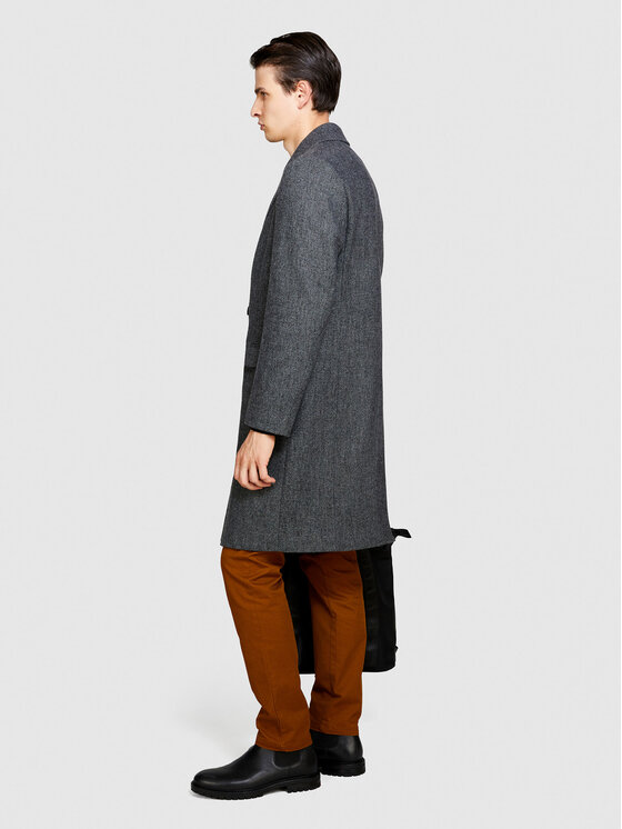 Sisley Sisley Übergangsmantel 262YSN02O Grau Regular Fit