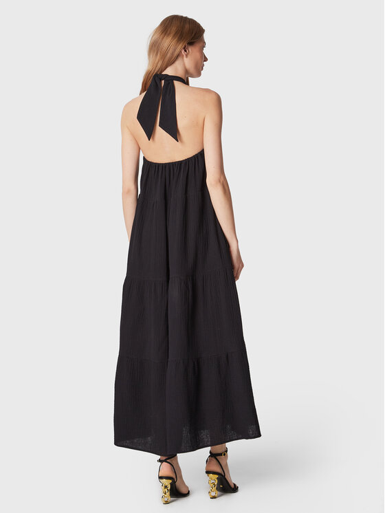 Seafolly Seafolly Rochie de vară Halter 54864-DR Negru Regular Fit