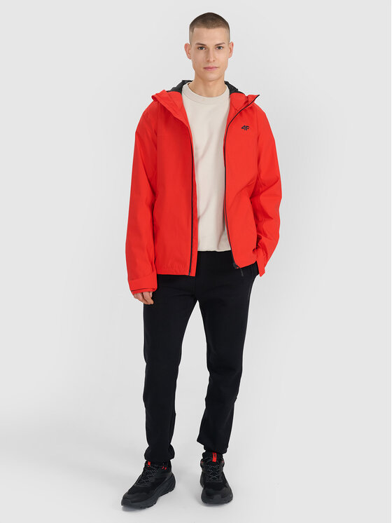 4F 4F Μπουφάν μεταβατικό 4FWSS25TTJAM703-62S Κόκκινο Regular Fit