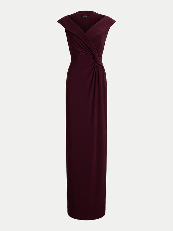 LAUREN RALPH LAUREN LAUREN RALPH LAUREN Večernja haljina 253863940018 Tamnocrvena Slim Fit