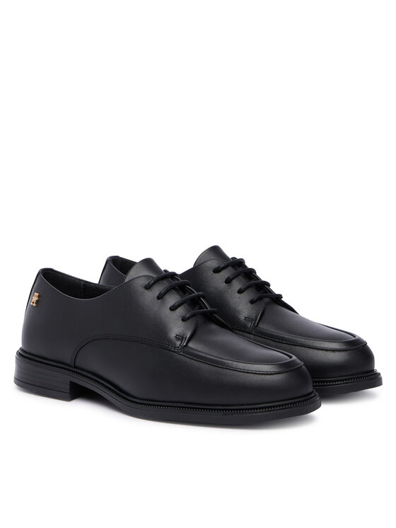 Tommy Hilfiger Tommy Hilfiger Оксфордки Classoc Leather Derby FW0FW09487 Черен