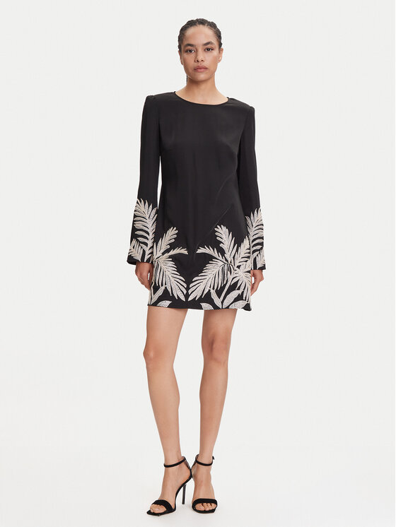 Guess Guess Φόρεμα κοκτέιλ W5YK10 WHCU2 Μαύρο Regular Fit