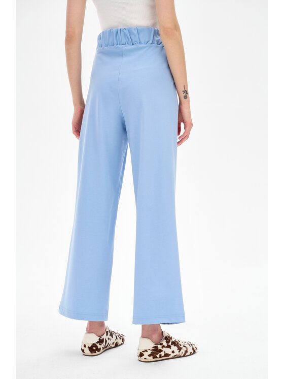 blue shadow blue shadow Spodnie materiałowe Paloma Niebieski Regular Fit