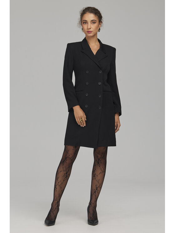 NIFE NIFE Sukienka wieczorowa S299 Czarny Tailored Fit