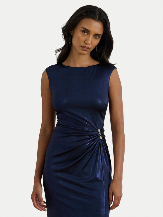 LAUREN RALPH LAUREN LAUREN RALPH LAUREN Abendkleid 253P04060002 Dunkelblau Slim Fit