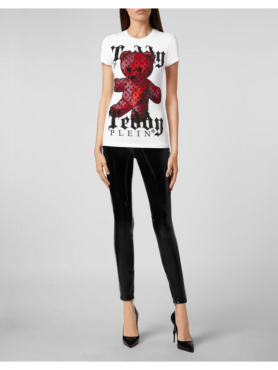 PHILIPP PLEIN PHILIPP PLEIN T-Shirt 1643 Biały Regular Fit