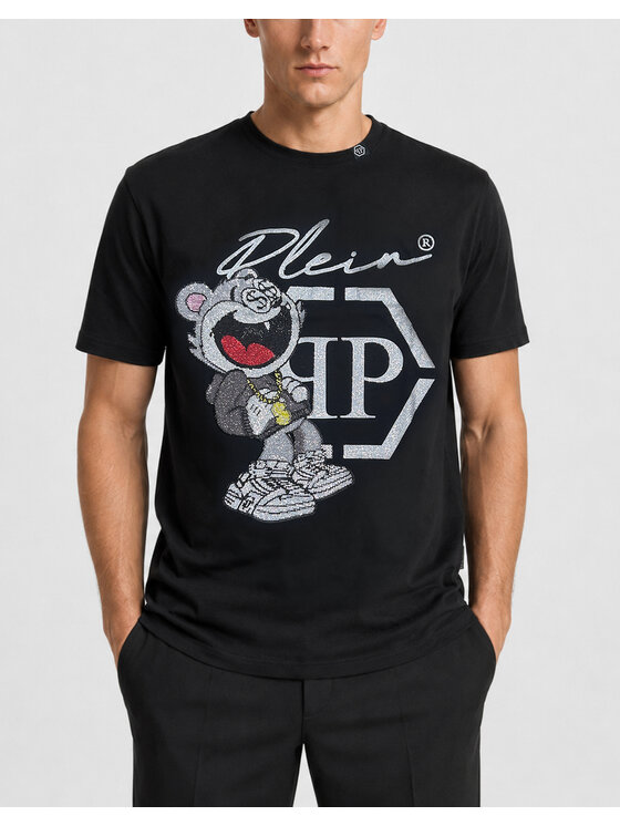 PHILIPP PLEIN PHILIPP PLEIN T-Shirt 31631 Černá Regular Fit