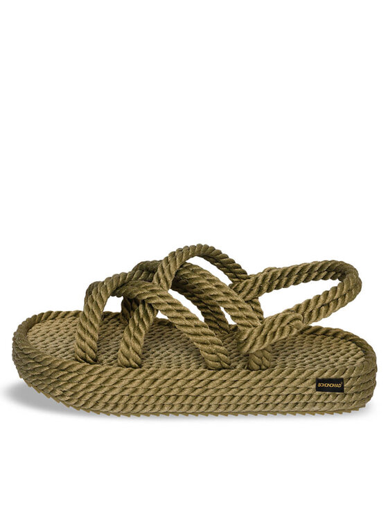 Bohonomad Bohonomad Szandál Bodrum Platform BOD.0011.PRS Khaki