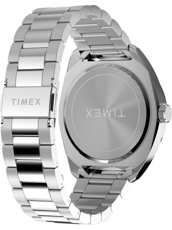 Timex Timex Zegarek TW2Y22700 Srebrny