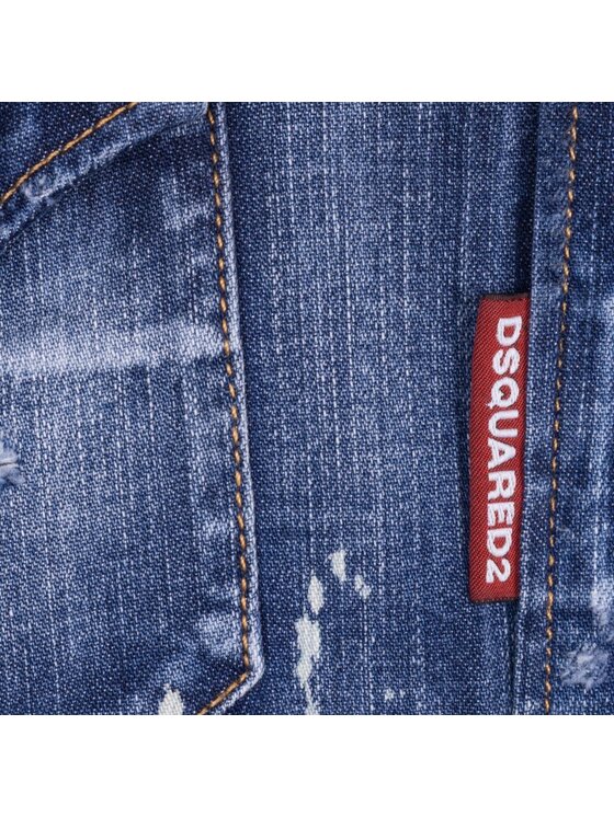 Dsquared2 Dsquared2 džínová košile S71DM0423 S30341 470 Modrá Slim Fit