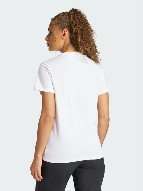 adidas adidas Koszulka techniczna 162453 Biały Regular Fit