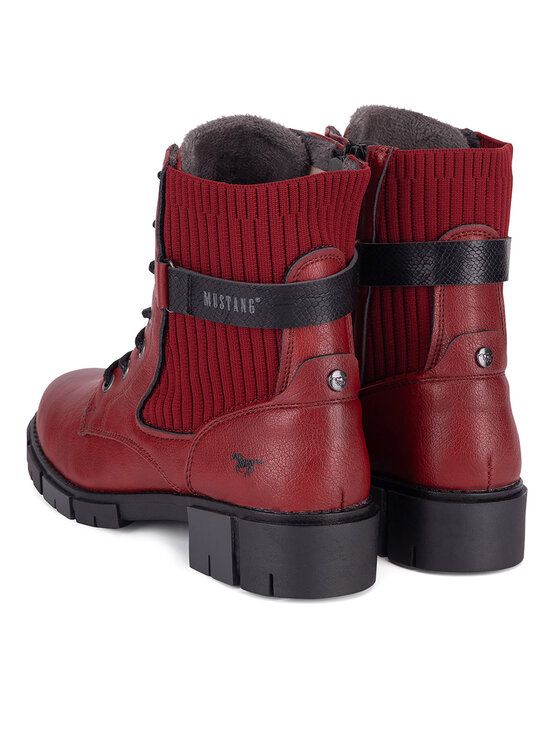 Mustang Mustang Schnürschuhe 1443-502 Rot