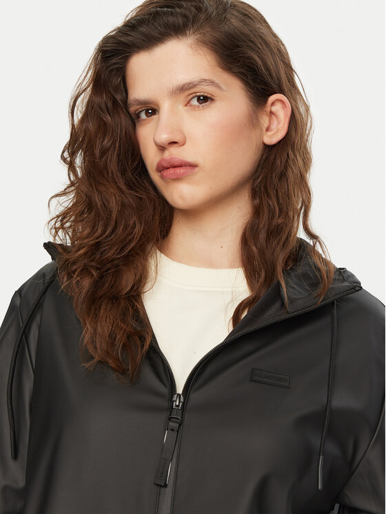 Hunter Hunter Geacă de ploaie Andrea HARU0002242 Negru Regular Fit