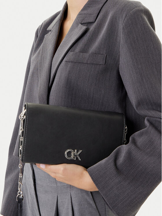 Calvin Klein Calvin Klein Τσάντα Re-Lock Mini Conv LV04F3103G Μαύρο