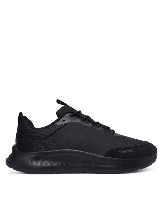 Calvin Klein Calvin Klein Superge Light Eva Runn Laceup Aop HM0HM02343 Črna
