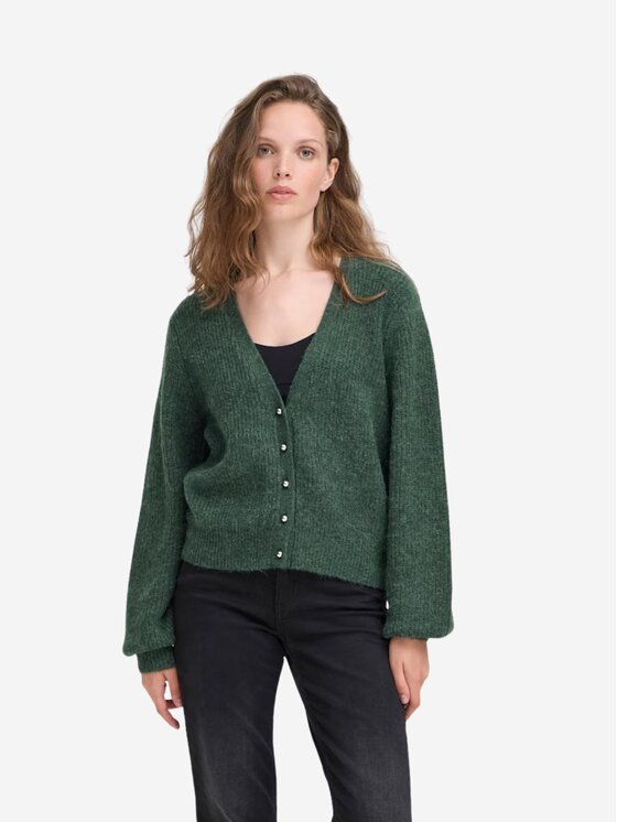 ICHI ICHI Cardigan IHMARIN CA6 Verde Regular Fit