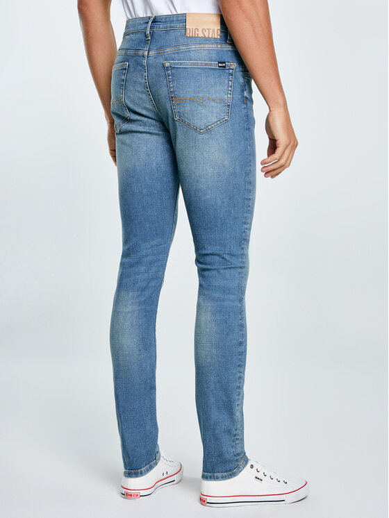 BIG STAR BIG STAR Jeansy DERIC HIGH WAIST Niebieski Skinny Fit