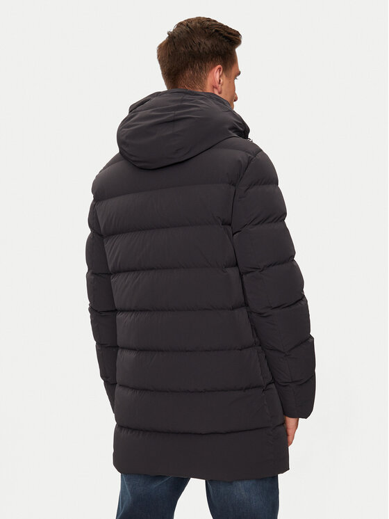 Hetregó Hetregó Пуховик Parker 8N436M Чорний Regular Fit