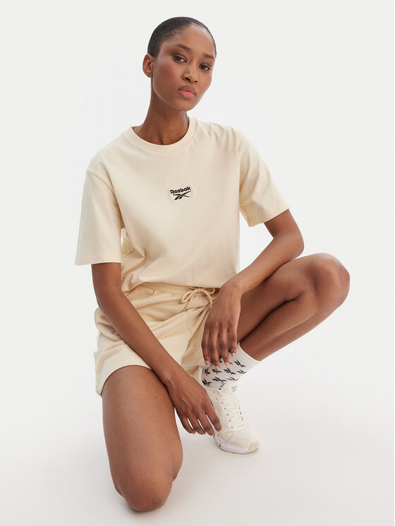 Reebok Reebok T-Shirt Suzie RK25505CCW Μπεζ Relaxed Fit