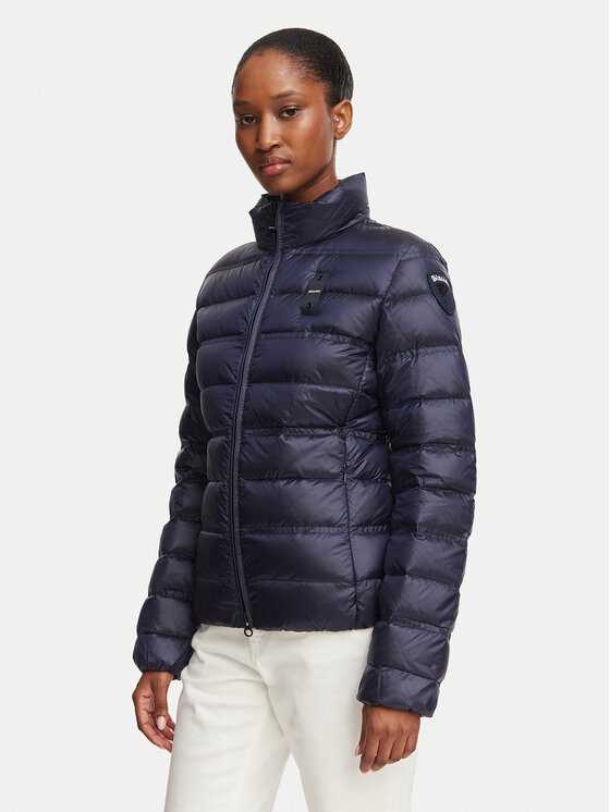 Blauer Blauer Dūnu jaka Georgia 26WBLDC03049 Tumši zils Slim Fit