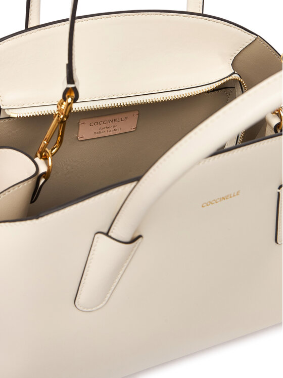 Coccinelle Coccinelle Ročna torba U7K Coccinelletylde Calf E1 U7K 18 02 01 Écru