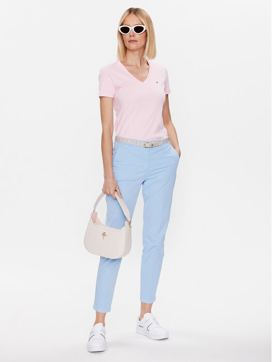 Tommy Hilfiger TShirt Cody WW0WW37873 Rosa Slim Fit Modivo.at