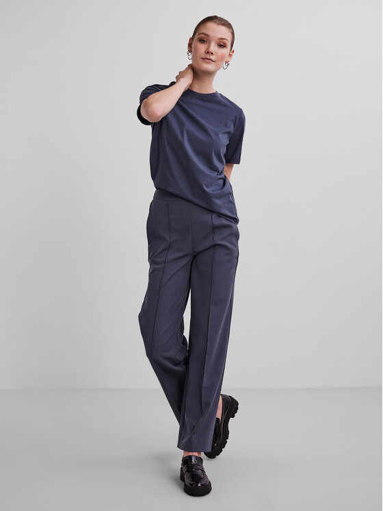 Pieces Pieces Marškinėliai Ria 17086970 Tamsiai mėlyna Regular Fit