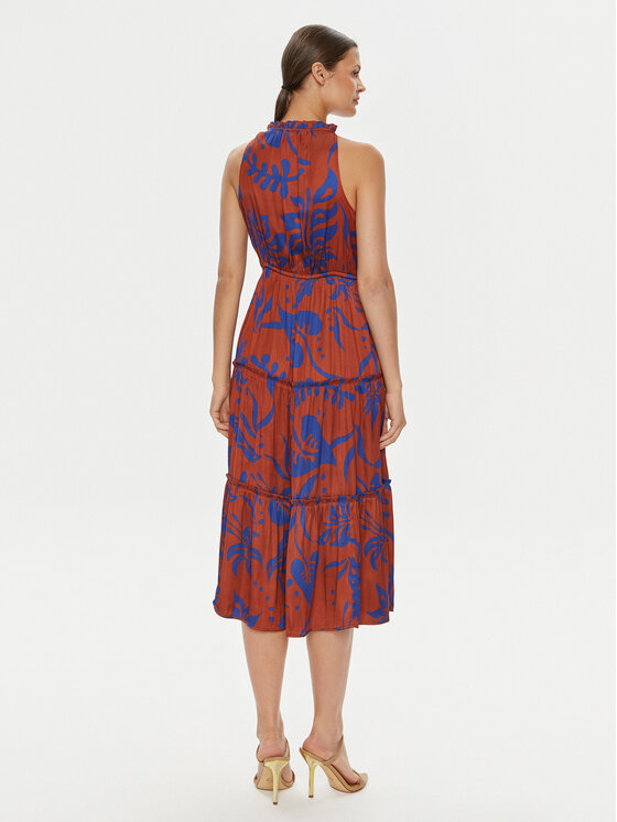 Gap Gap Sukienka letnia 665843-01 Brązowy Loose Fit