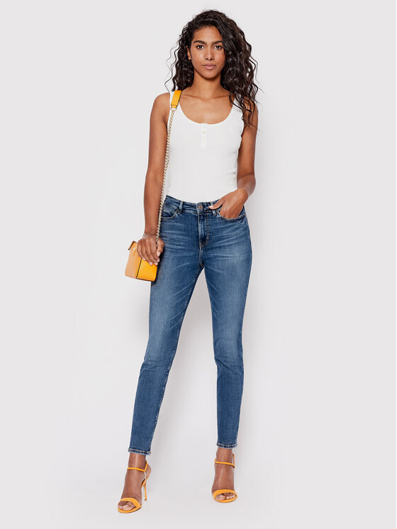 Guess Guess Дънки W2YA46 D4Q02 Син Skinny Fit