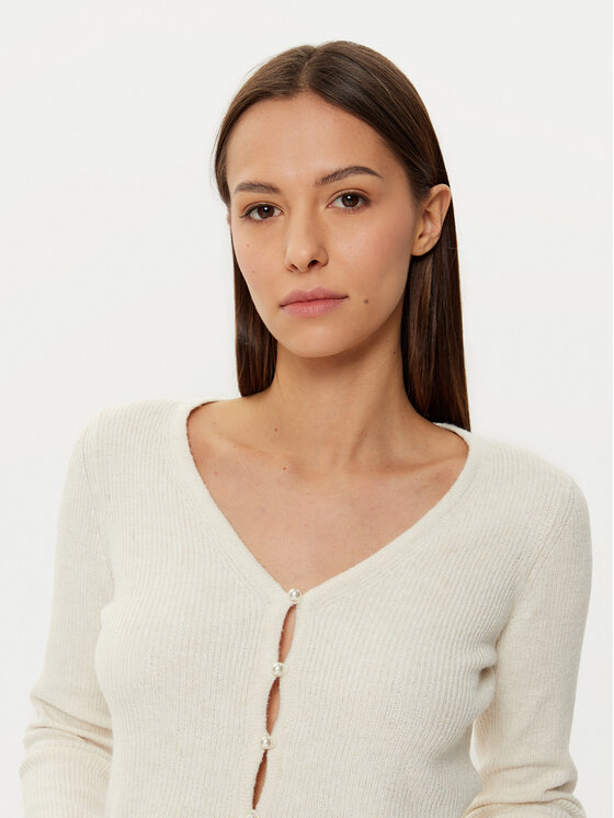 ONLY ONLY Kardigāns Rica 15334914 Bēšs Slim Fit