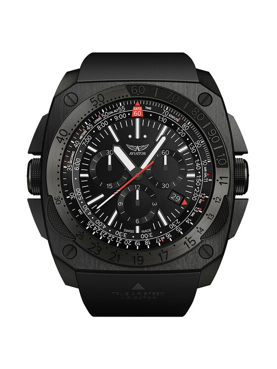 Aviator Aviator Zegarek M.2.30.5.216.6 Czarny