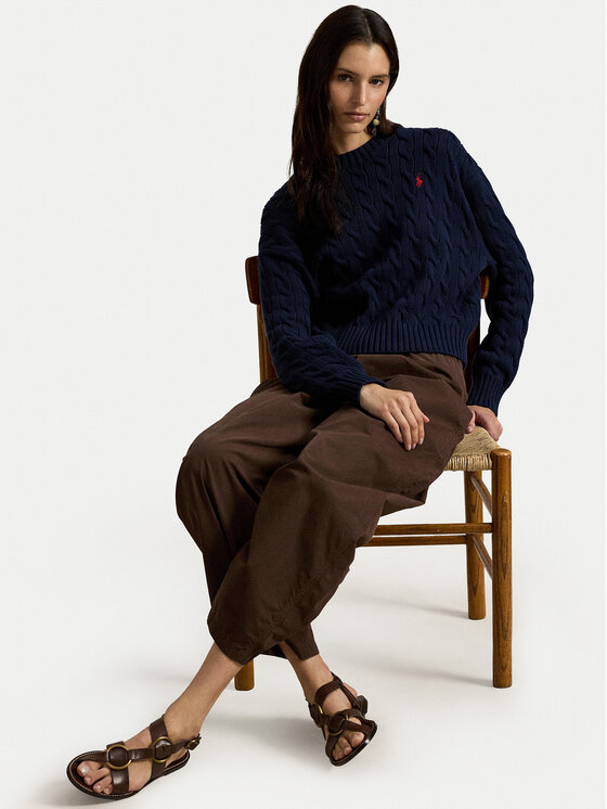 Polo Ralph Lauren Polo Ralph Lauren Пуловер 211A96245001 Тъмносин Relaxed Fit