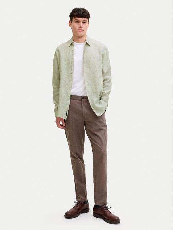 Jack & Jones Jack & Jones Košeľa Lawrence 12293563 Svetlo zelená Regular Fit