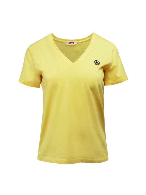 Jott Jott T-Shirt SS24WTSH10-60A_L Żółty Regular Fit