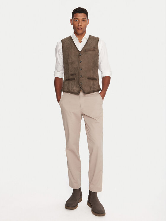 Milestone Milestone Vest MSRenzo 531629 60480 Pruun Regular Fit