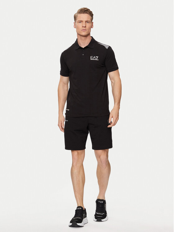 EA7 Emporio Armani EA7 Emporio Armani Спортивні шорти 3DPS66 PJLIZ 1200 Чорний Regular Fit