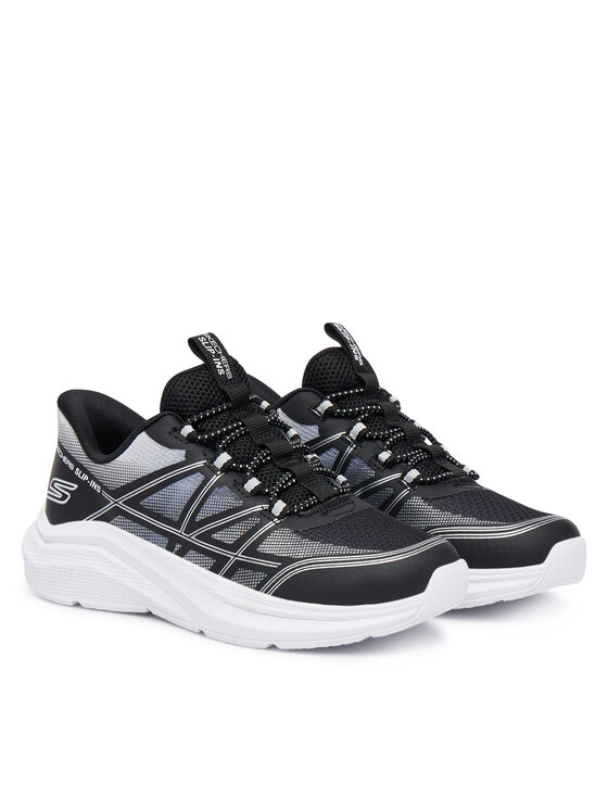 Skechers Skechers Αθλητικά Microspec Velocity - Grid-Shift 404220L/BKSL Μαύρο