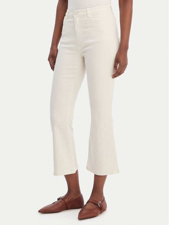 Marella Marella Džinsai Ronco 2613131055 Écru Slim Fit