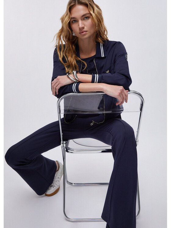 Liu Jo Liu Jo Pantaloni di tessuto TA6024JS18293924 Celeste Regular Fit