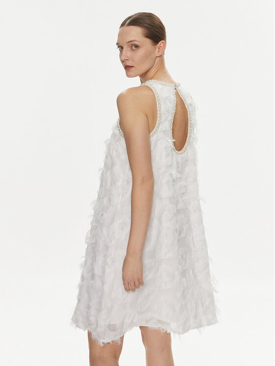 YAS YAS Abito da cocktail Pazy 26028873 Bianco Standard Fit